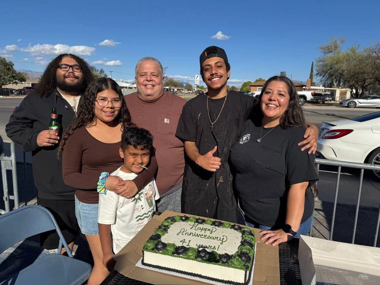 The Varela family celebrating over 40 years at Wooden Nickel Tavern